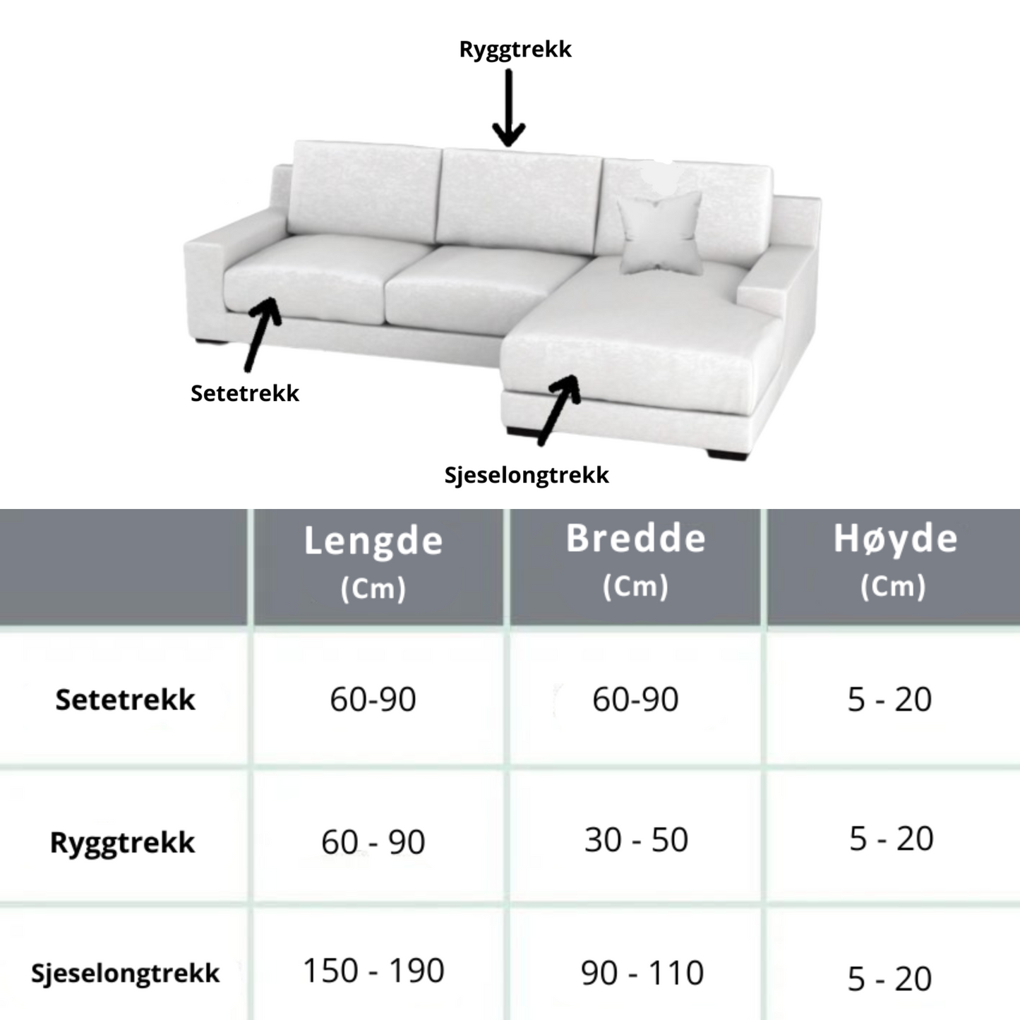 Kitchik Miracle Sofatrekk
