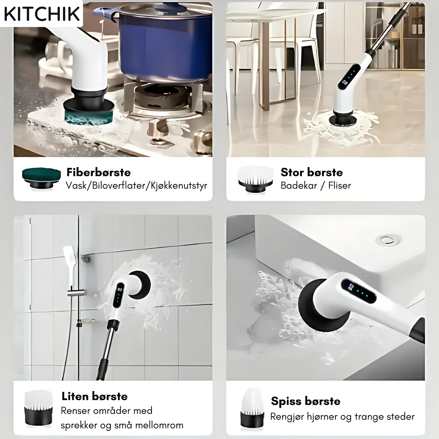 Kitchik PowerScrub Pro