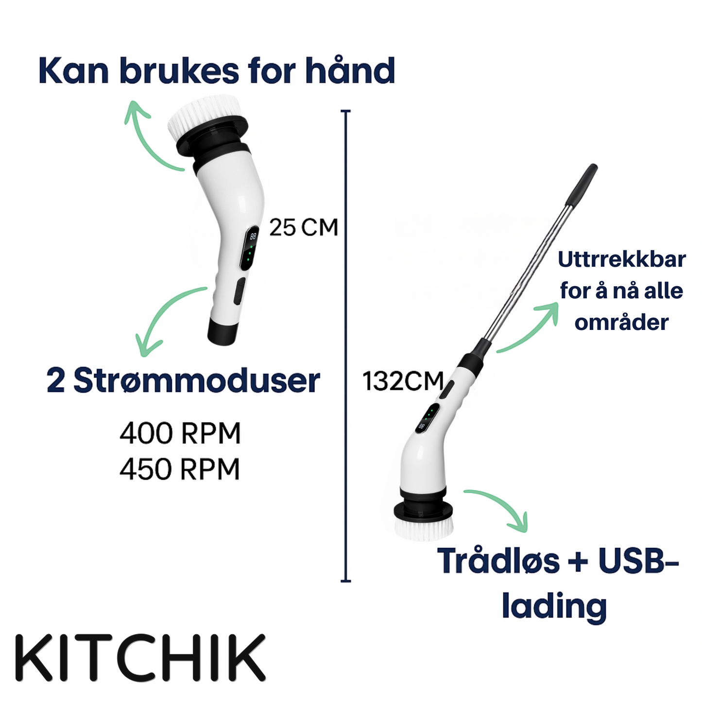 Kitchik PowerScrub Pro