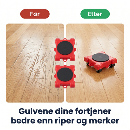 SwiftLift - Møbelflytter med hjul og løftespak
