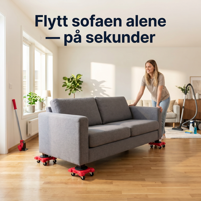 SwiftLift - Møbelflytter med hjul og løftespak