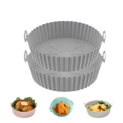 Kitchik EcoAir Silikonformer 2 stk - Glem airfryer-sølet!