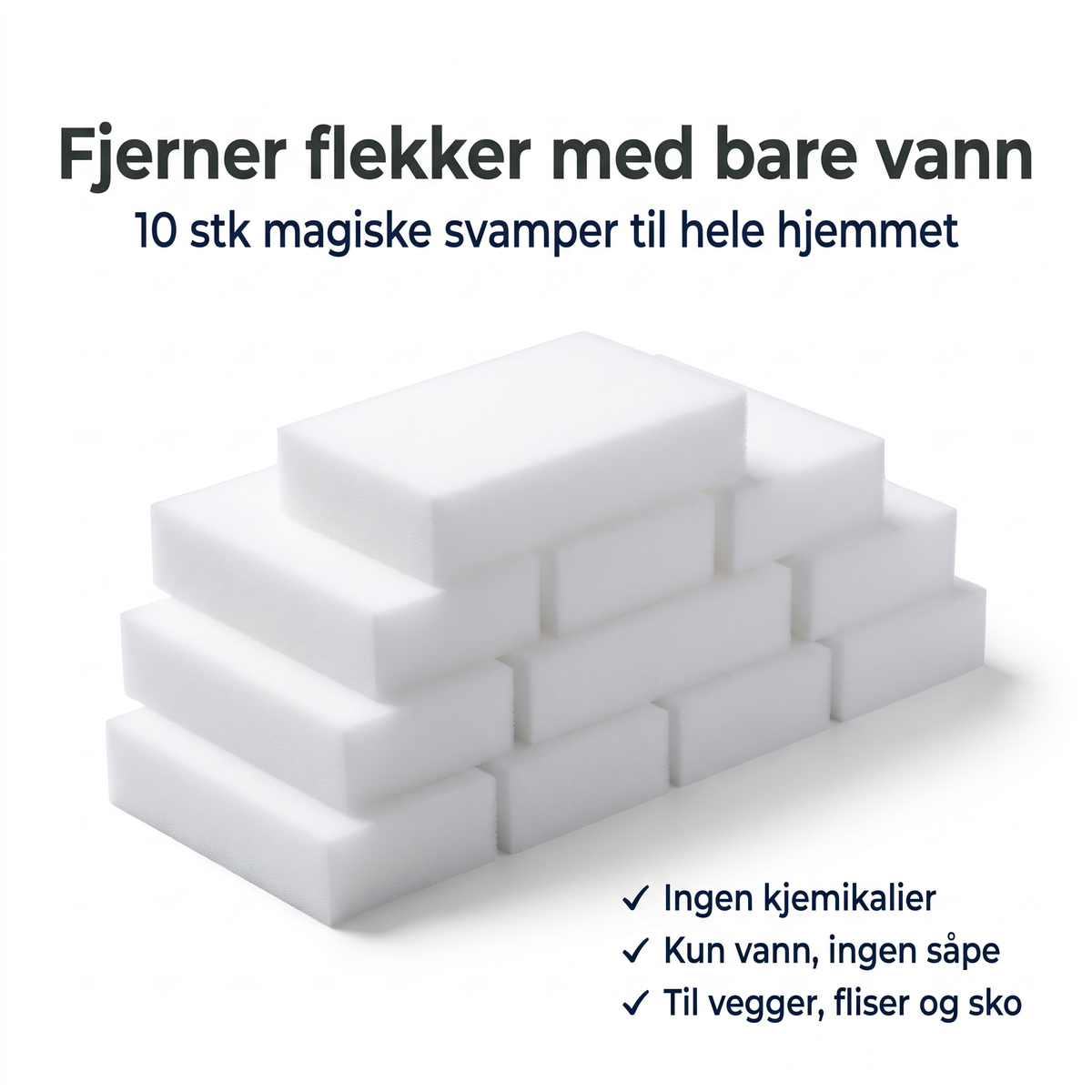 Magic Sponge Eraser 10pcs