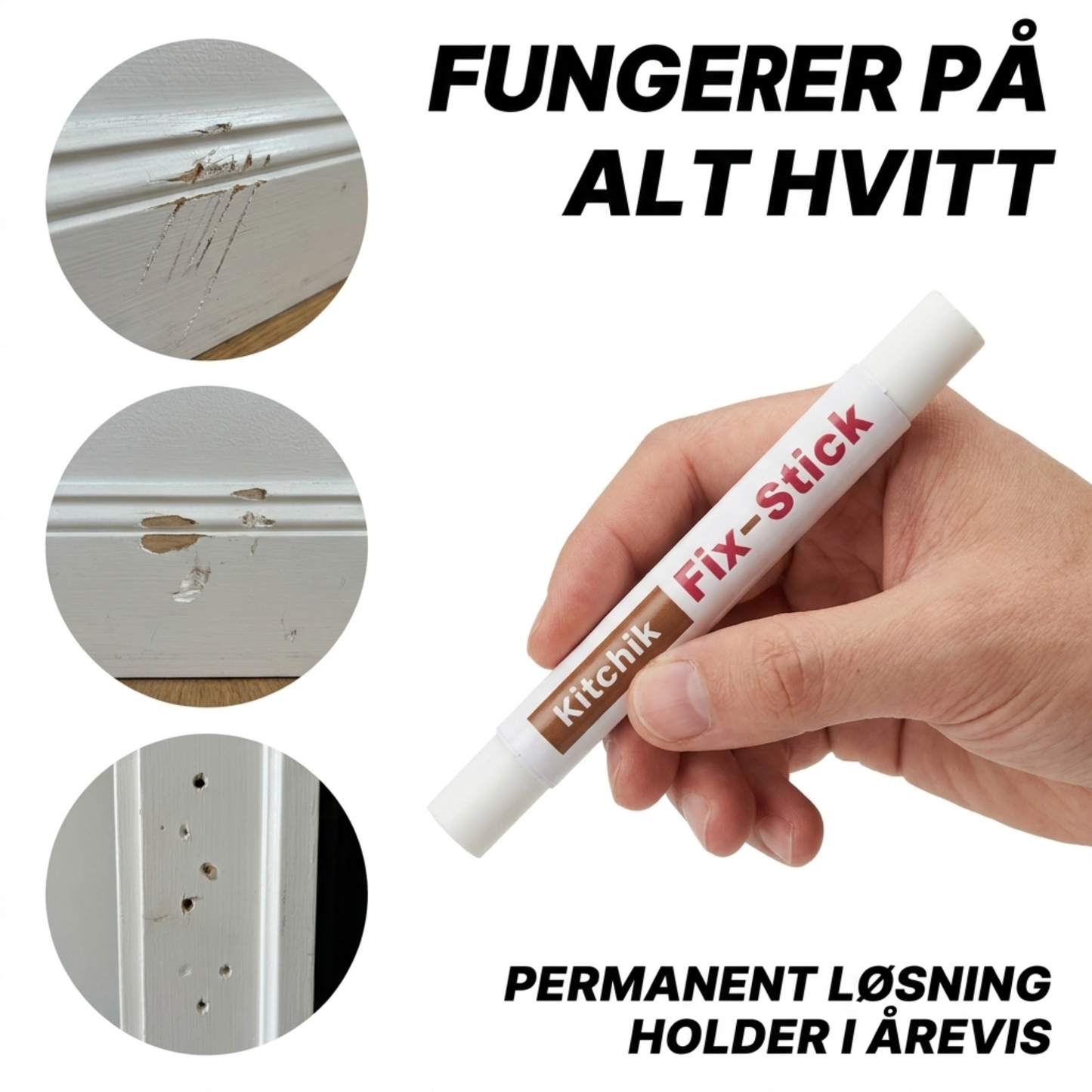 FixStik White – wood repair wax pens