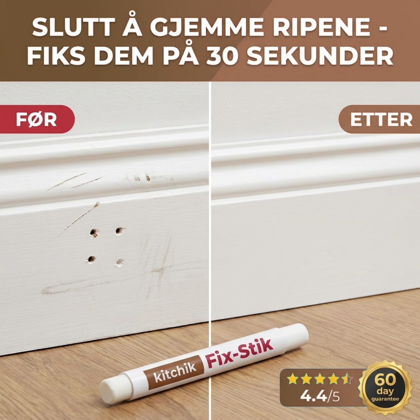 FixStik White – wood repair wax pens