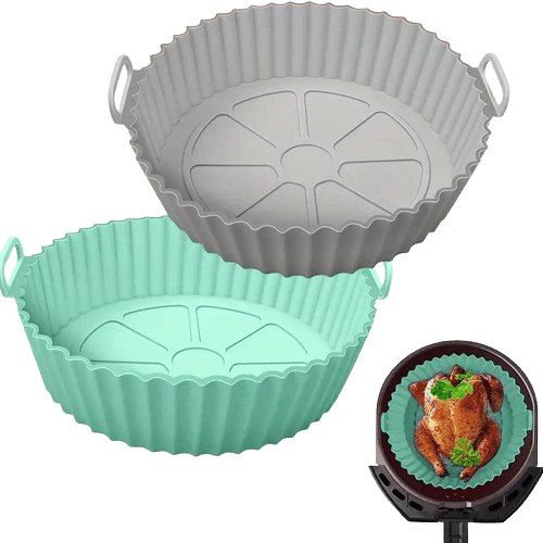 Kitchik EcoAir Silikonformer 2 stk - Glem airfryer-sølet!