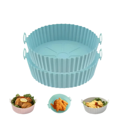 Kitchik EcoAir Silikonformer 2 stk - Glem airfryer-sølet!