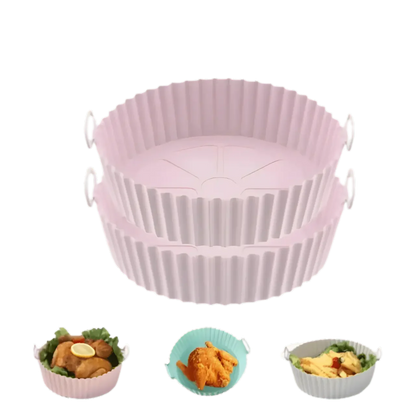 Kitchik EcoAir Silikonformer 2 stk - Glem airfryer-sølet!